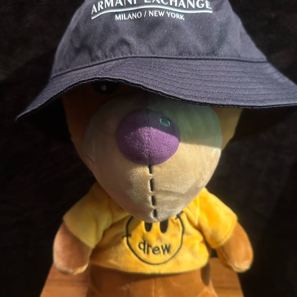 Armani Exchange Black Bucket Hat